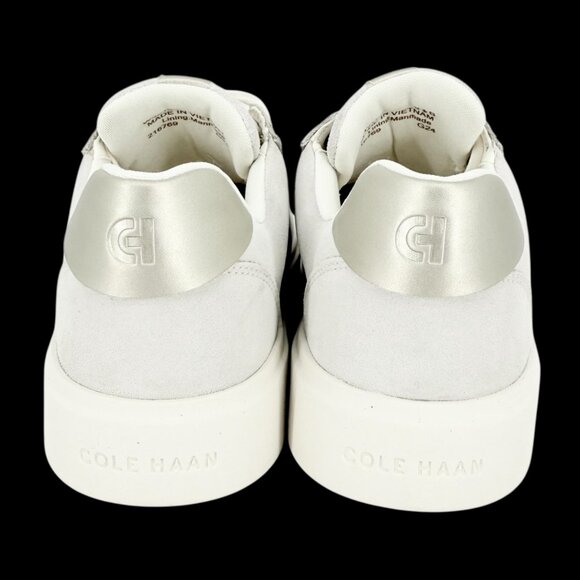 Cole Haan Women's Ivory Suede Grand Crosscourt Coaster Sneakers Size 9B NWOB - Picture 6 of 15